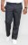 D555 Basilio Bukser med elastisk midje Svart - Jeans og Bukser - Store Bukser og Store Jeans
