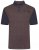 Kam Jeans 5490 Jersey Weave Contrast Polo Navy - Polo- & piqueskjorter - Poloskjorte i store størrelser - 2XL-8XL