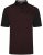 Kam Jeans 5490 Jersey Weave Contrast Polo Black - Polo- & piqueskjorter - Poloskjorte i store størrelser - 2XL-8XL