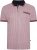 Kam Jeans 5487 Dobby Print Pique Polo Red - Polo- & piqueskjorter - Poloskjorte i store størrelser - 2XL-8XL