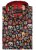Kam Jeans 6040 Floral Skull Print Shirt Black - Skjorter - Store skjorter - 2XL-8XL