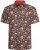 Kam Jeans 6040 Floral Skull Print Shirt Black - Skjorter - Store skjorter - 2XL-8XL