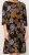 Scandinavian Caramel Flower Petals Dress Lavender and Orange - DAMEKLÆR 40-66 - Dameklær i store størrelser
