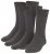 Adamo Aaron Soft-socks Charcoal 3-pack - Undertøy & badetøy - Undertøy store størrelser 
