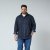 North Latitude Denim Shirt LS Blå - Skjorter - Store skjorter - 2XL-8XL