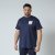 North Latitude T-Shirt With Print Mørkeblå - T-skjorter - Store T-skjorter - 2XL-14XL