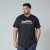 North Latitude Mountain T-Shirt V-Neck Svart - T-skjorter - Store T-skjorter - 2XL-14XL