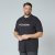 North Latitude Logo Polo Svart - Polo- & piqueskjorter - Poloskjorte i store størrelser - 2XL-8XL
