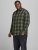 Jack & Jones Gingham L/S Shirt Dusty Olive - Skjorter - Store skjorter - 2XL-8XL
