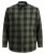 Jack & Jones Gingham L/S Shirt Dusty Olive - Skjorter - Store skjorter - 2XL-8XL