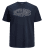 Jack & Jones Preston Crew Neck T-Shirt Navy - T-skjorter - Store T-skjorter - 2XL-14XL