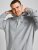 Jack & Jones JJESHARK SWEAT Hoodie Light Grey - Gensere og hettegensere - Store hettegensere - 2XL-14XL