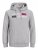 Jack & Jones CORP LOGO Hoodie Light Gray - Gensere og hettegensere - Store hettegensere - 2XL-14XL