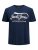 Jack & Jones JPRBLUBOOSTER TEE Navy - T-skjorter - Store T-skjorter - 2XL-14XL