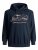 Jack & Jones JPRBLUBOOSTER SWEAT Hoodie Navy - Gensere og hettegensere - Store hettegensere - 2XL-14XL