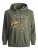 Jack & Jones JPRBLUBOOSTER SWEAT Hoodie Khaki - Gensere og hettegensere - Store hettegensere - 2XL-14XL