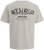 Jack & Jones Yuki Back Print Crew Neck T-Shirt Moonbeam - T-skjorter - Store T-skjorter - 2XL-14XL