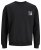 Jack & Jones JCOFILO Crew Neck Sweater with Back Print Black - Gensere og Hettegensere - Store hettegensere - 2XL-14XL
