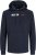 Jack & Jones CORP LOGO PLAY 5 Print Hoodie Navy Blazer - Gensere og hettegensere - Store hettegensere - 2XL-14XL