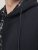 Jack & Jones BRADLEY Zip Hoodi Black - Gensere og hettegensere - Store hettegensere - 2XL-14XL