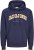 Jack & Jones CALEB Hoodie Navy Blazer - Gensere og hettegensere - Store hettegensere - 2XL-14XL