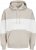 Jack & Jones LEGACY 2 Color Hoodie Beige - Gensere og hettegensere - Store hettegensere - 2XL-14XL