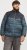 Jack & Jones SPRINT Black Blocking Quilted Collar Jacket Teal - Jakker - Store jakker - 2XL-12XL