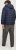 Jack & Jones SPRINT Red Stitches Quilted Hooded Jacket Navy Blazer - Jakker - Store jakker - 2XL-12XL