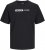 Jack & Jones CORP Logo Play 5 T-Shirt Black - T-skjorter - Store T-skjorter - 2XL-14XL