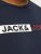 Jack & Jones CORP Logo Play 5 T-Shirt Navy Blazer - T-skjorter - Store T-skjorter - 2XL-14XL