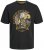 Jack & Jones JJSKULL ROCK T-Shirt Black - T-skjorter - Store T-skjorter - 2XL-14XL