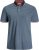 Jack & Jones PAULOS Short Sleeve Polo Denim Blue/PS - Polo- & piqueskjorter - Poloskjorte i store størrelser - 2XL-8XL