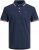Jack & Jones PAULOS Short Sleeve Polo Navy Blazer - Polo- & piqueskjorter - Poloskjorte i store størrelser - 2XL-8XL