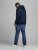 Jack & Jones Elogo Sweat Hood Navy Blazer - Gensere og hettegensere - Store hettegensere - 2XL-14XL