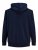 Jack & Jones Basic Sweat Zip Hood Navy Blazer - Gensere og hettegensere - Store hettegensere - 2XL-14XL