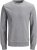Jack & Jones Basic Sweatshirt Light Grey Melange - Gensere og hettegensere - Store hettegensere - 2XL-14XL