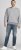 Jack & Jones Basic Sweatshirt Light Grey Melange - Gensere og hettegensere - Store hettegensere - 2XL-14XL