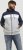 Jack & Jones RUSH White/Grey Blocking Bomber Jacket with Hood Navy Blazer - Jakker - Store jakker - 2XL-12XL
