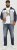 Jack & Jones RUSH White/Grey Blocking Bomber Jacket with Hood Navy Blazer - Jakker - Store jakker - 2XL-12XL
