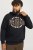 Jack & Jones 2 COL LOGO Hoodie Black - Gensere og hettegensere - Store hettegensere - 2XL-14XL