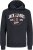 Jack & Jones 2 COL LOGO Hoodie Dark Navy - Gensere og hettegensere - Store hettegensere - 2XL-14XL