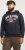 Jack & Jones 2 COL LOGO Hoodie Dark Navy - Gensere og hettegensere - Store hettegensere - 2XL-14XL