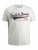 Jack & Jones JJELOGO TEE White - T-skjorter - Store T-skjorter - 2XL-14XL