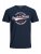 Jack & Jones JJELOGO TEE Navy - T-skjorter - Store T-skjorter - 2XL-14XL