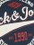 Jack & Jones JJELOGO TEE Navy - T-skjorter - Store T-skjorter - 2XL-14XL