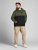 Jack & Jones JJEURBAN BLOCKING SWEAT Forest Green - Gensere og hettegensere - Store hettegensere - 2XL-14XL