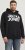 Jack & Jones CORP LOGO Large Print Hoodie Black - Gensere og hettegensere - Store hettegensere - 2XL-14XL