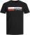 Jack & Jones CORP Logo T-Shirt Black/PLAY 4 - T-skjorter - Store T-skjorter - 2XL-14XL