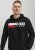 Jack & Jones CORP LOGO PLAY 4 Print Hoodie Black - Gensere og hettegensere - Store hettegensere - 2XL-14XL