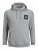 Jack & Jones JJLOCK SWEAT HOOD Grey - Gensere og hettegensere - Store hettegensere - 2XL-14XL
